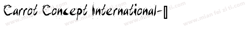 Carrot Concept International字体转换